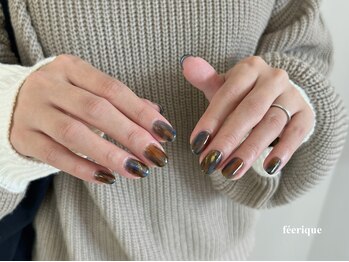 フェリークネイル(feerique nail)/ニュアンス/冬ネイル/圓山