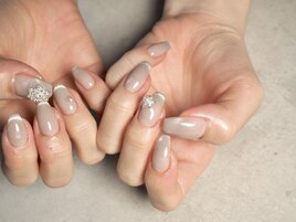 雪の結晶×マグネット