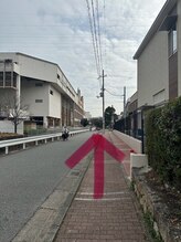 まつげエクステ専門店 ビューティーアイラッシュ つかしん店/阪急稲野駅からの道順