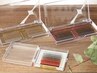 ブラウンorカラーエクステ全8種類★フラットラッシュ130本