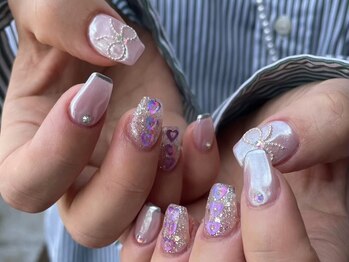 シオ 錦糸町(sio.)/スカルプ ワンカラーorラメグラ