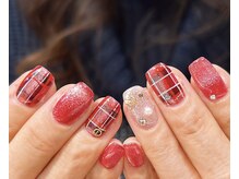 リアン(Re LIE'N)/チェック柄ネイル