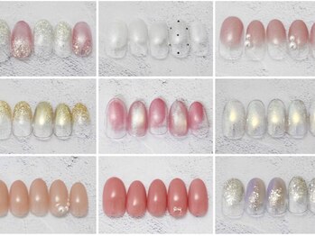 クレアラルーチェ 京都山科店(Crea la Luce)の写真/選べる定額ネイル【シンプル・プチアート・トレンド・イベントアート・マグネット】デザイン300種類以上