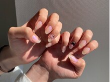 シェリーラメール 渋谷(cherielamer)/韓国ビジューネイル　￥5,980
