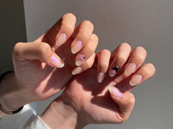 シェリーラメール 渋谷(cherielamer)/韓国ビジューネイル ¥5,980