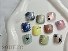 スリール(sourire by PRESS NAIL&EYELASH)の雰囲気（￥5,900（60分）<神戸市/住吉/定額デザイン/ジェル/フットジェル）