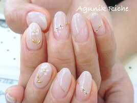 【押し花ネイル】