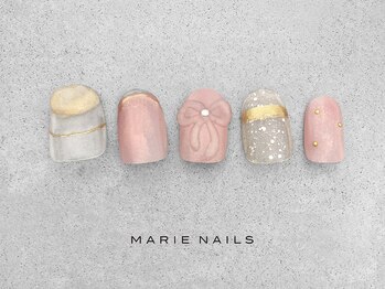 マリーネイルズ 大阪梅田店(MARIE NAILS)/新規8000 0704eオーロラフィルム