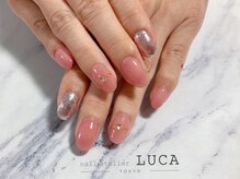 ネイルアトリエルカ(nail atelier LUCA)/M-881 大人上品リングネイル