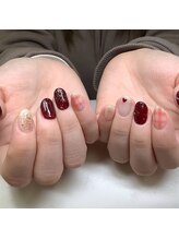 ソワ(sowa)/チェックネイル