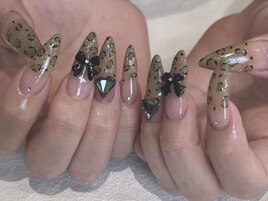 フラッシュヒョウ柄￥9500