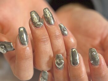 冬ネイル/マグネットネイル