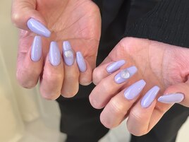 パステルパープル×ハートパーツ