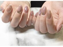 ネイルサロンブラン(nail salon BLANC)/ミラーとニュアンスネイル