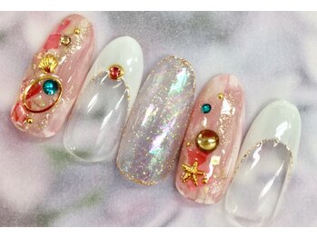 ネイルサロン マハロ(Nail salon MaHaLo)/新規付替オフ込☆ハンド¥7950