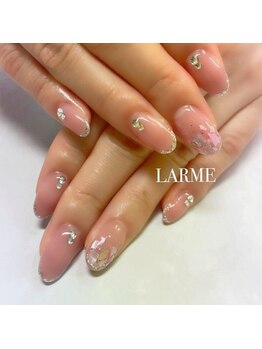 ラルム ネイル サロン(LARME NAIL SALON)/スモーキーピンクシェル