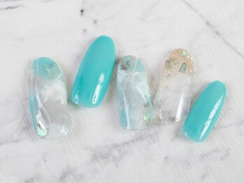 シシ(SiSi)/#ニュアンス #ブルー #透け感