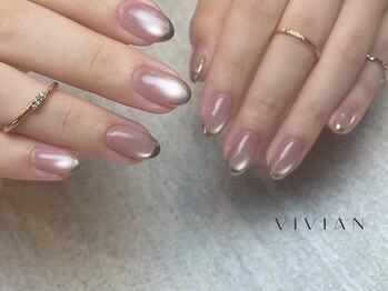 ヴィヴィアン ネイル(Vivian nail)/ミラーフレンチ マグネット
