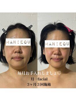 マニーク(MANIEQU)/オーダーメイド月一フェイシャル