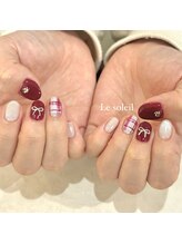 ル ソレイユ(Le soleil)/バレンタインネイル　byあやか