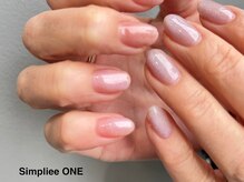 シンプリー ワン 渋谷店(Simpliee ONE)の雰囲気（微粒なオーロラマグネットカラーはオフィスネイルにもオススメ◎）
