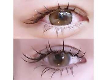 イクアイラッシュ(iku eyelash)の写真/LED上下エクステ×まつげパーマで叶う、儚く可愛いタレ目design/中華美女風ワンホンなど艶感で印象自由自在