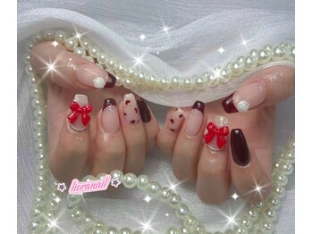 リオラネイル(Liora Nail)/長さ出しクリスマスデザイン