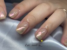 リーネイル(Lee_nail)/ニュアンスぷっくりネイル♪