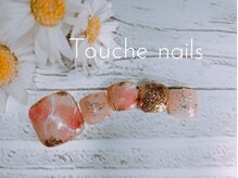 トゥーシェネイルズ(Touche'nails)/新作フットネイル！！