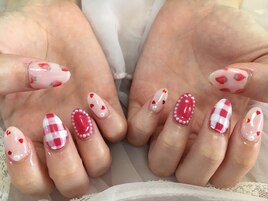 苺ネイル☆