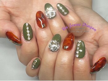 アン ジョーヌドラゴ/【自爪ネイル】秋カラーネイル