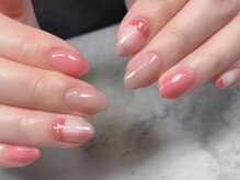 サロンドランジェ(salon de Lange)/チェックネイル