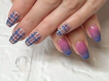 ニケ/チェック×グラデ