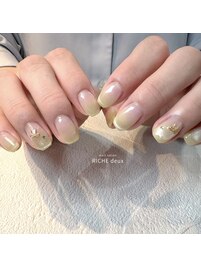 レモンイエローグラデ