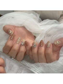 アース 新瑞橋店(HAIR & MAKE EARTH)/ツイードネイル
