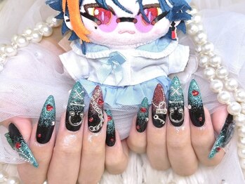 推しネイル 痛ネイル 3Dパーツ