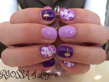 リオッサ オブ ラグーン(RIOSSA of Lagoon)/パープル花柄#アンティーク