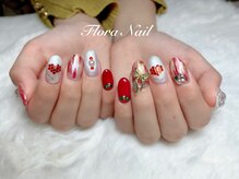 フローラネイル(Flora Nail)/クリスマスネイル