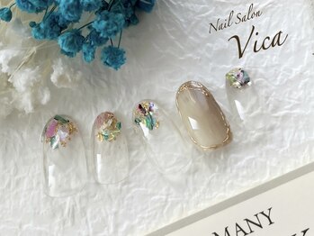 ヴィカ(Vica)/春夏ネイルは絶妙カラーで☆
