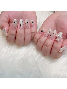 モカ 心斎橋(moca by Lee)/【Nanako】キラキラネイル