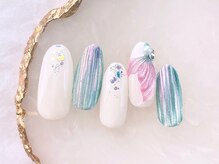 ネイルサロンフォーユー(for u)/マーメイドネイル￥8980