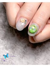 モルフォ 千駄ヶ谷(Morpho)/夢の国推し推活ネイル