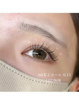 トータルビューティー(TOTAL BEAUTY)/フラットラッシュ 80本