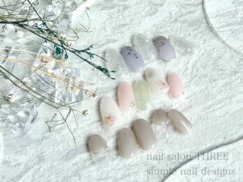 スリー(THREE)/【4月】シンプル定額デザイン