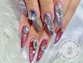 成人式ネイル/長さだし