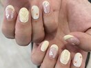 お花ホロネイル