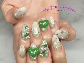 アン ジョーヌドラゴ/【自爪ネイル】ハートネイル