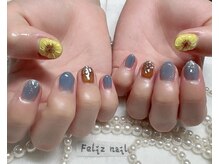 フェリスネイル 池袋店(Feliz Nail)/ひまわりネイル