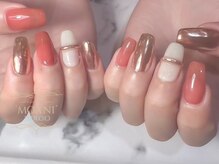 モアニ ヒロオ 恵比寿店(MOANI Hiroo)/ぷっくりミラーネイル