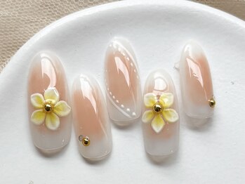プルメリアネイル/7000円